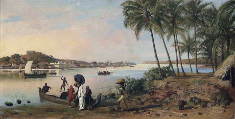 River At Bombay - Horace Ruith - Canvas Prints