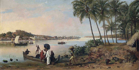 River At Bombay - Horace Ruith - Canvas Prints by Horace Van Ruith