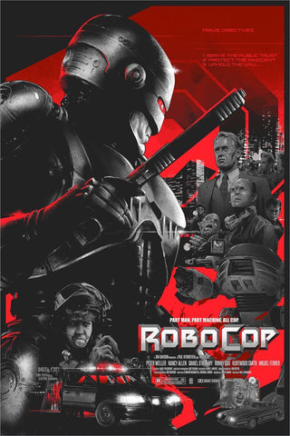 RoboCop - Tallenge Hollywood Cult Classics Graphic Movie Poster - Posters by Tim