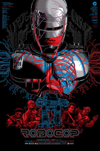 Robocop - Joel Kinnaman- Hollywood Science Fiction English Movie Poster by Lan