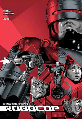 Robocop - Tallenge Hollywood  Sci-Fi Movie Poster Collection - Canvas Prints by Tim