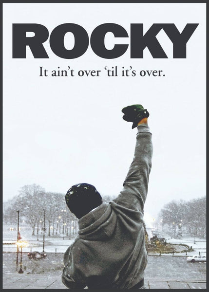 Rocky Balboa - Sylvester Stallone - Motivational Quote (2) - Large Art Prints