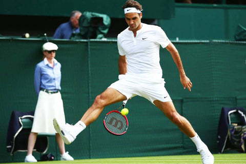 Roger Federer at Wimbledon - Tennis Greats - Spirit Of Sports by Christopher Noel