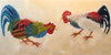 Rooster Cock Fight Painting - Large Art Prints