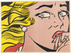 Crying Girl – Roy Lichtenstein – Pop Art Painting - Framed Prints