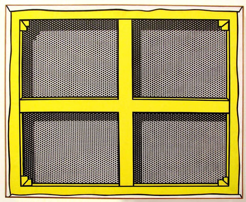 Stretcher Frame with Cross Bars, Plate III – Roy Lichtenstein – Pop Art Painting - Posters