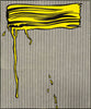 Yellow Brushstrokes – Roy Lichtenstein – Pop Art Painting - Framed Prints