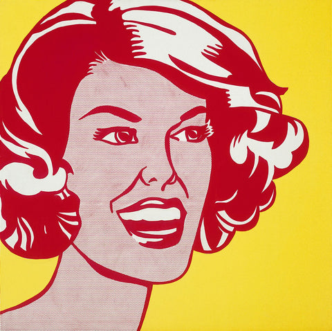 Head - Red And Yellow by Roy Lichtenstein