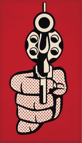 Pistol - Posters by Roy Lichtenstein