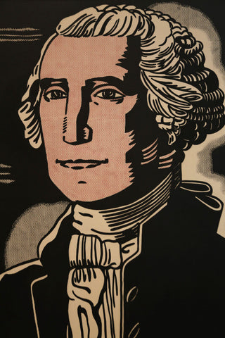 Roy Lichtenstein - George Washington by Roy Lichtenstein