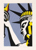 Roy Lichtenstein - I Love Liberty - Canvas Prints