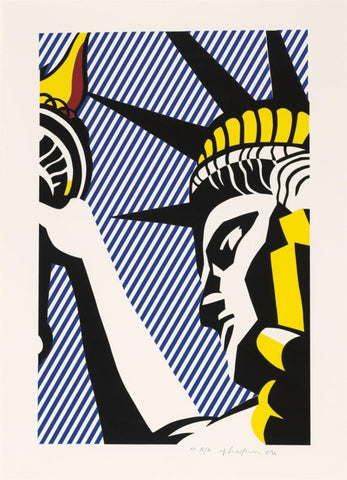 Roy Lichtenstein - I Love Liberty by Roy Lichtenstein