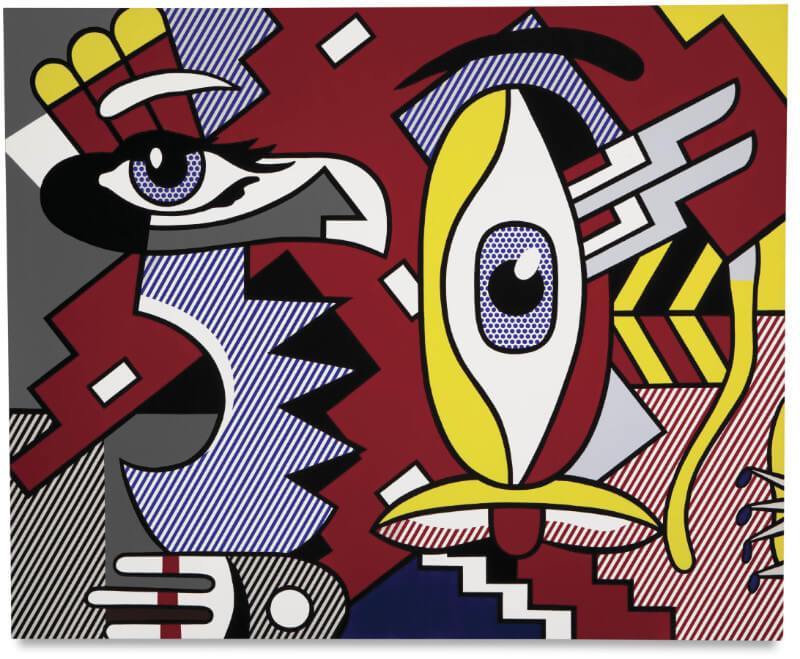 The Dual Eyes - Large Art Prints by Roy Lichtenstein | Buy Posters
