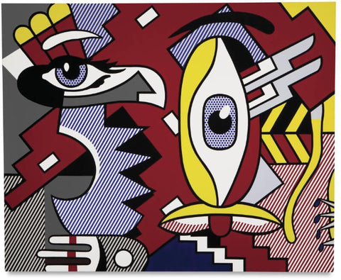The Dual Eyes - Large Art Prints by Roy Lichtenstein