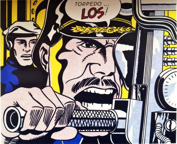 Roy Lichtenstein - Torpedo...Los! - Framed Prints