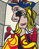 Roy Lichtenstien - Woman with Flowered Hat,1963 - Canvas Prints