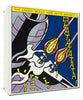 Set Of 3 Roy Lichtenstein Paintings - As I Opened Fire - Gallery Wrapped Art Print ( 10 x 12 inches ) each