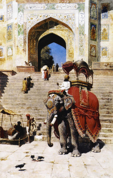 Royal Elephant by Edwin Lord Weeks | Tallenge Store | Buy Posters, Framed Prints & Canvas Prints