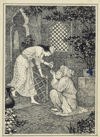 Rubaiyat Of Omar Khayyam 5 - M V Dhurandhar - Indian Masters Artwork - Canvas Prints