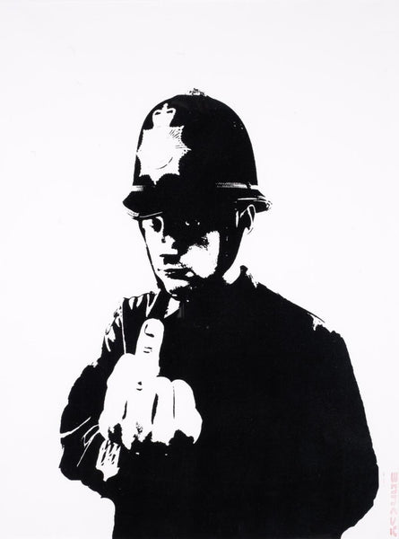Rude Copper - Banksy - Posters