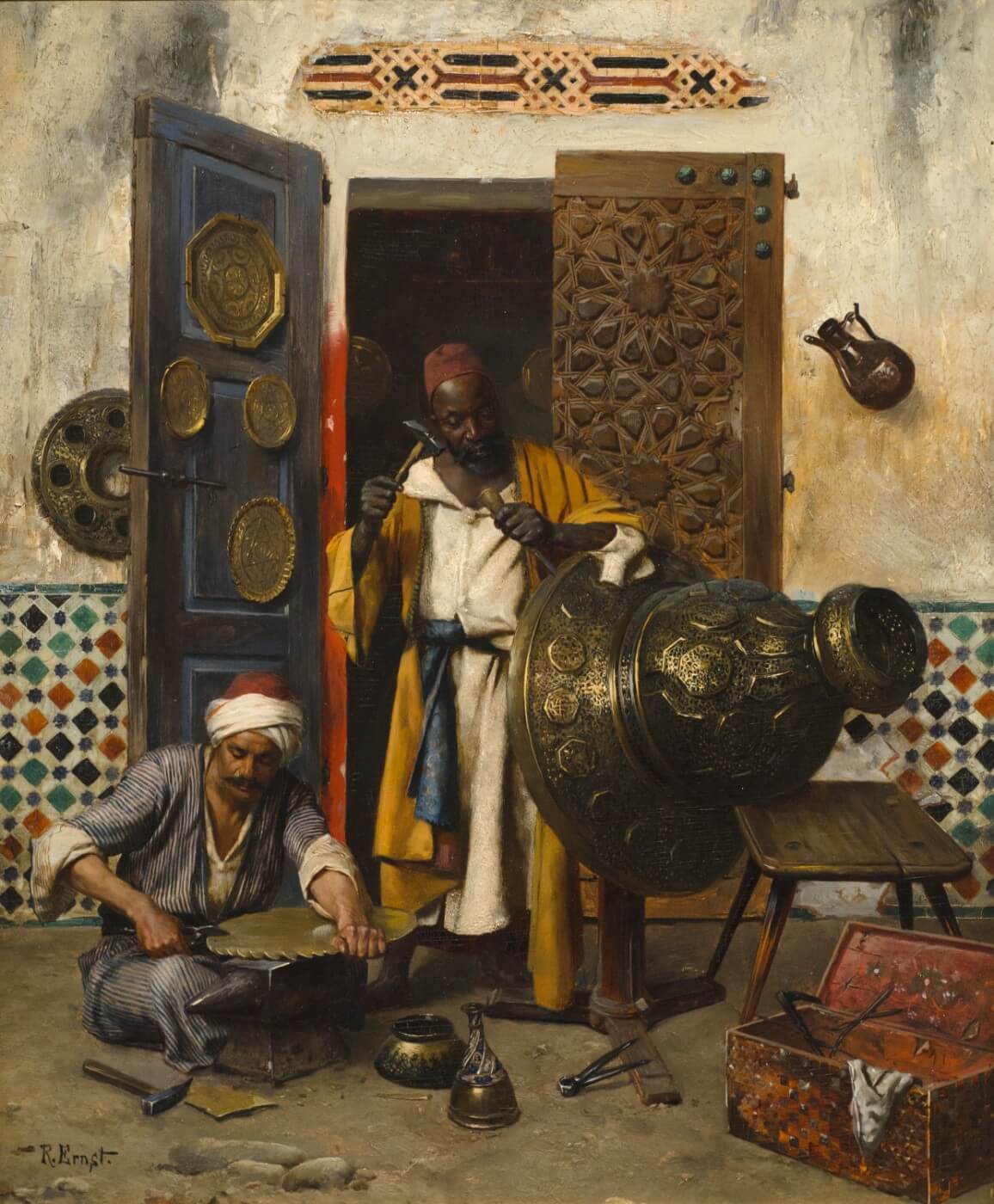 The Metal Workers - Posters by Rudolf Ernst | Buy Posters, Frames ...