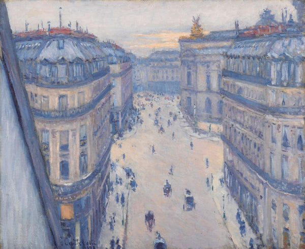 Rue Halevy Paris, Seen from The Sixth Floor (La Rue Halévy, vue du sixième étage) -  Gustave Caillebotte - Canvas Prints