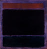 Rust, Blacks on Plum - Mark Rothko - Color Field Painting - Life Size Posters