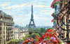 A beautiful view of Eiffel Tower - Digital Painting - Canvas Prints