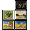 Best Of Vincent van Gogh Paintings (Vol 2) - Set of 10 Framed Poster Paper - (12 x 17 inches)each