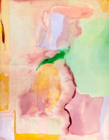 Sacred Theatre - Helen Frankenthaler - Abstract Expressionism Painting by Helen Frankenthaler