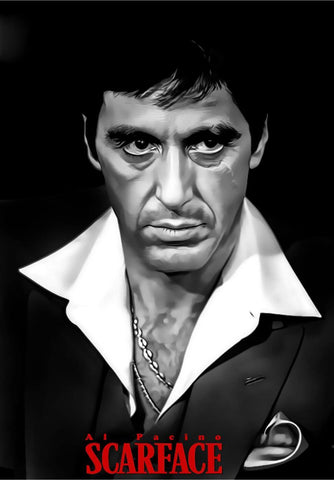 Sacrface - Al Pacino - Tallenge Hollywood Cult Classics Movie Poster - Framed Prints by Tim