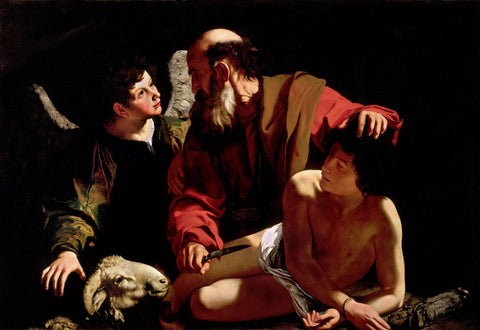Sacrifice Of Isaac - Large Art Prints by Caravaggio