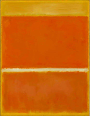 Saffron - Mark Rothko Color Field Painting by Mark Rothko
