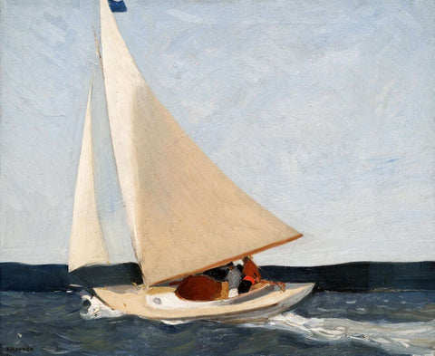 Sailing - Edward Hopper Painting - Canvas Prints