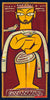 Saint Francis - Jamini Roy - Bengal School - Christian Art Painting - Life Size Posters