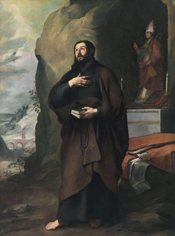 Saint Lesmes -  Bartolome Esteban Perez Murillo - Christian Art Jesus Painting by Bartolome Esteban Murillo