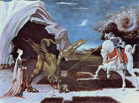 Saint George and the Dragon - Posters by Paolo Uccello