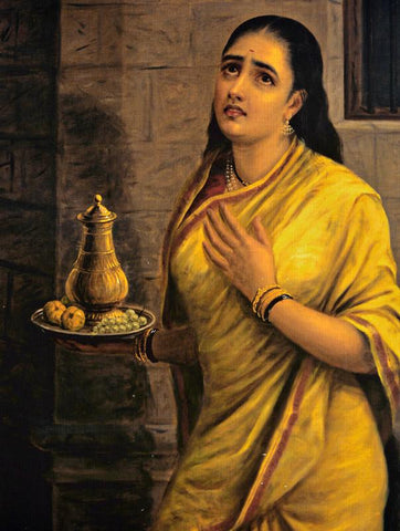 Sairandhri (Draupadi In Disguise) by Raja Ravi Varma