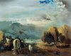 A Trombone and a Sofa Fashioned Out of Saliva(Un trombón y un sofá hechos de saliva) - Salvador Dali Painting - Surrealism Art - Large Art Prints