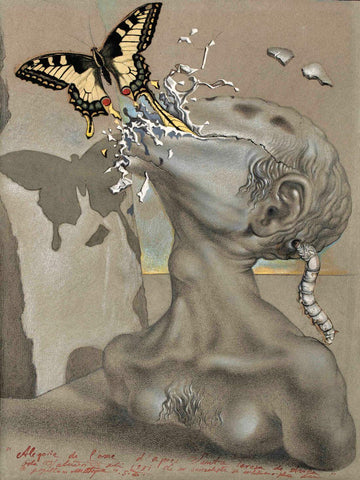 Allegory of the Soul, 1951(Allégorie de lâme,1951) - Salvador Dali Painting - Surrealism Art - Posters by Salvador Dali