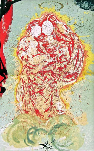 Madonna - Lithograph From The Catalog of the Graphic Works By Salvador Dali - Framed Prints