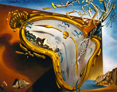 Melting Watch (At The Moment Of First Explosion) by Salvador Dali