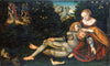 Samson and Delilah – Lucas Cranach – Christian Art Painting - Framed Prints