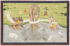 Samudra Manthan - A Gita Govinda - C 1785 - Indian Miniature Painting - Art Prints
