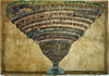 Sandro Botticelli - Divine Comedy - La Carte de l'Enfer - Framed Prints