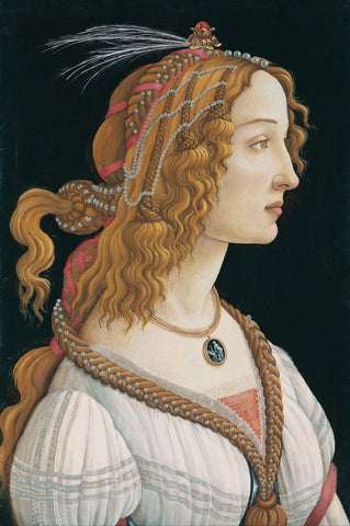 Portrait of a Young Woman - Life Size Posters by Sandro Botticelli