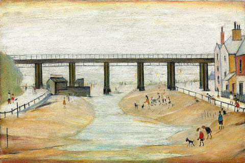 Sandsend Near Whitby - L S Lowry - Posters