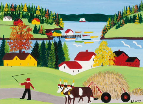 Sandy Cove - Maudie Lewis - Art Prints by Maud Lewis