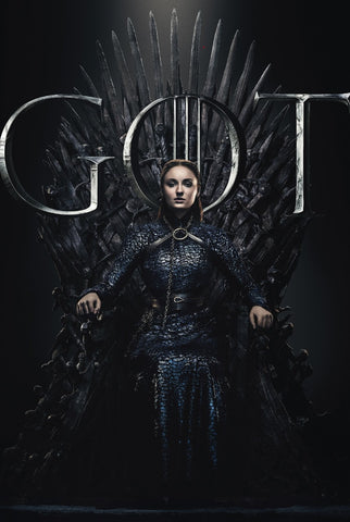 Sansa Stark - Iron Throne - Art From Game Of Thrones by Mariann Eddington