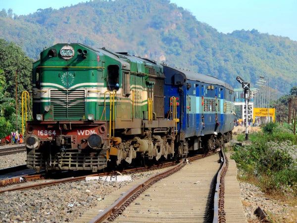 Santulamn Mahanta - ALCO WDM2 Train Engine India - Art Prints